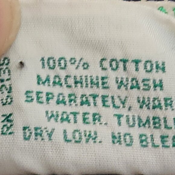 Guess Jeans Black Vintage Cotton Double Button Wide Leg Washed Jeans Size 32 XL - Picture 16 of 16